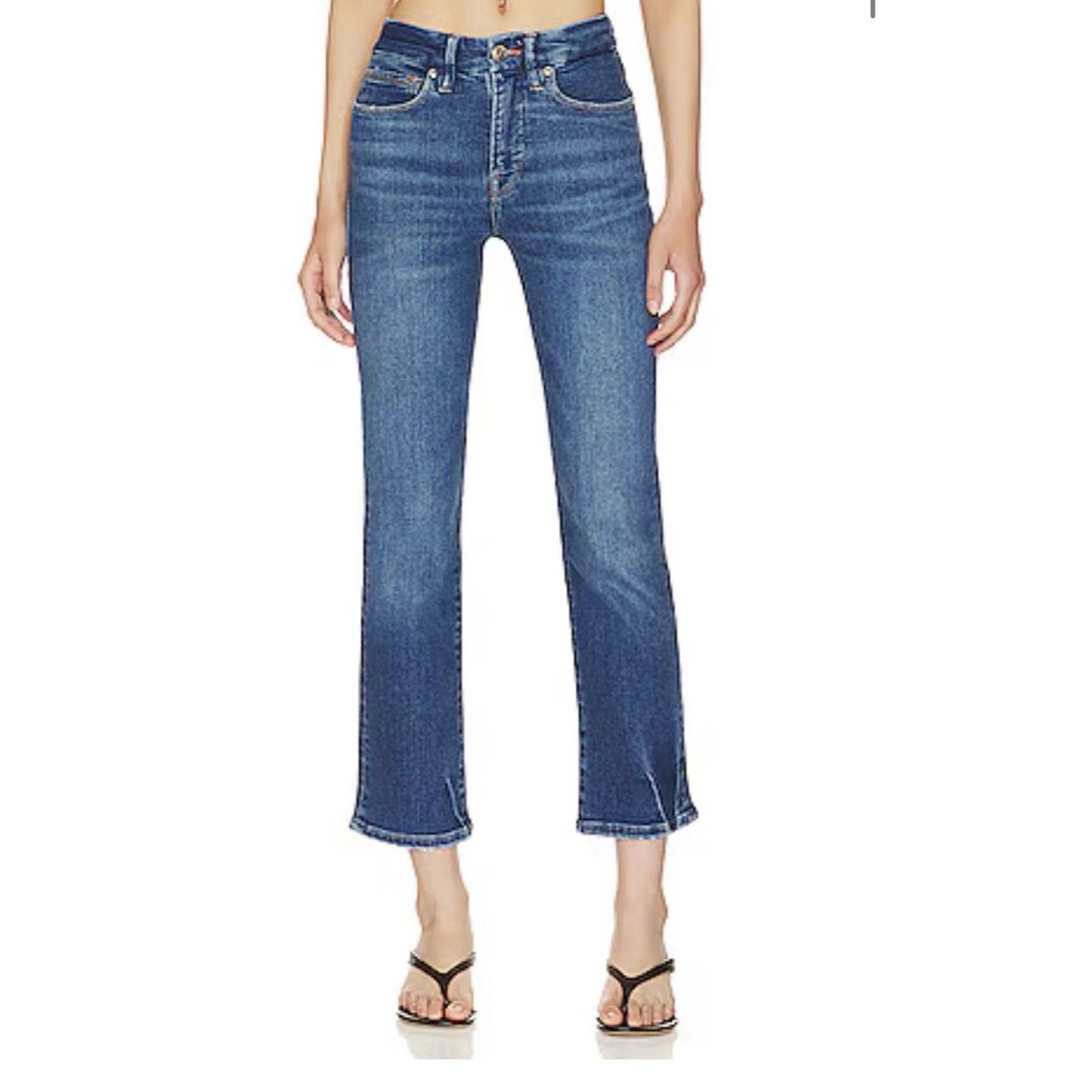 Good American Good Legs Straight Denim Jeans Indigo397 Women’s 6 28 GLS382T